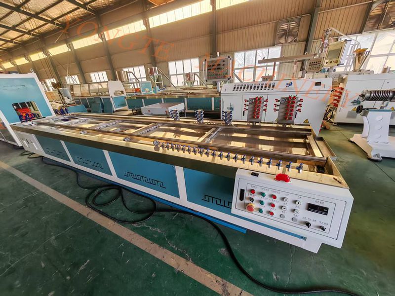 Sure Plastic Machinery: New PVC rain gutter production line stands out