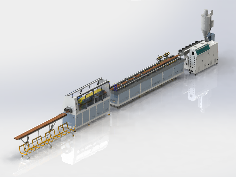 Plastic Fence Pole Making Machine
