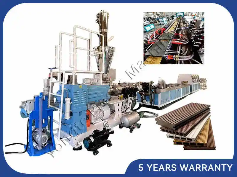 High Speed WPC Decking Machine