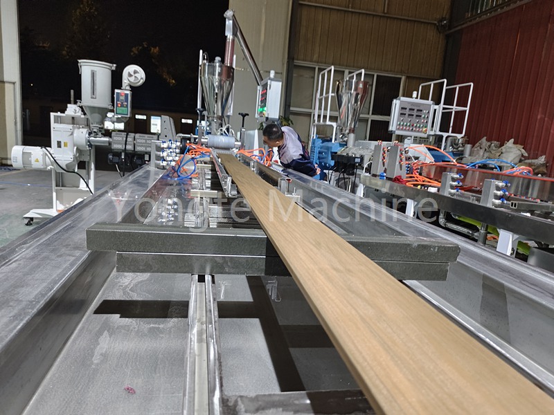 Sure WPC decking production plant has been successfully installed in indian