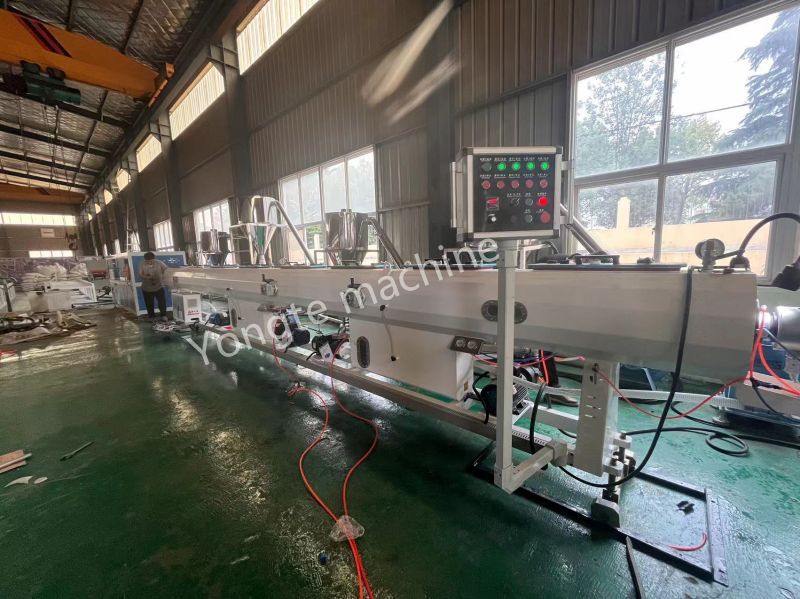 Graphene plastic composite conductive pipe production machine