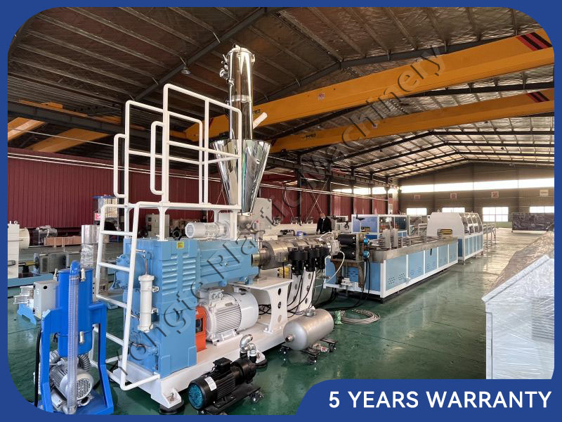 Wood Plastic WPC Decking Extrusion Machine