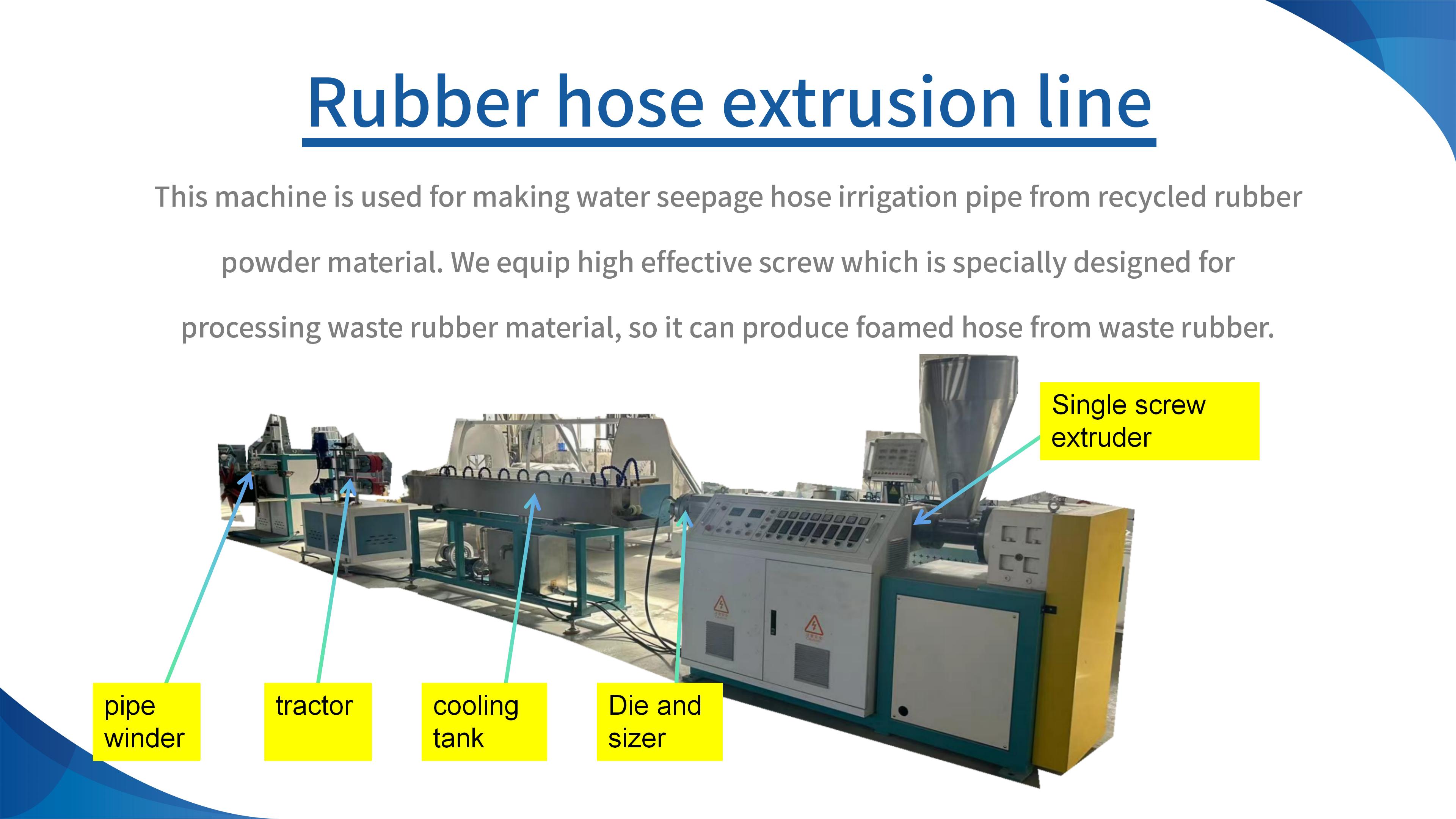 Soakaway pipe making machine
