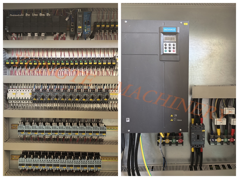 Sure Plastic Machinery's high-quality electronic control system helps the efficient operation of wood-plastic production lines