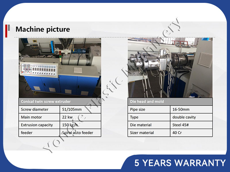16-50mm PVC pipe equipment
