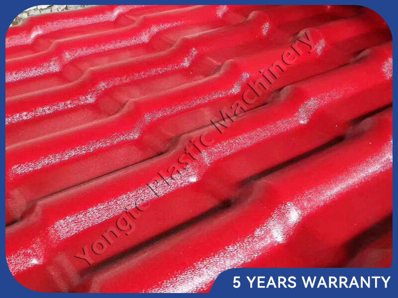 PVC corrugated roof sheet extrusion machine