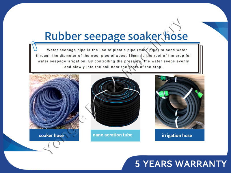 Rubber Seepage Hose Extrusion Machine