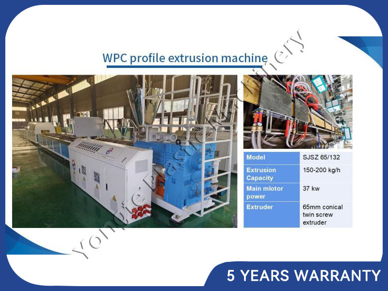 Wood Plastic WPC Column Production Line