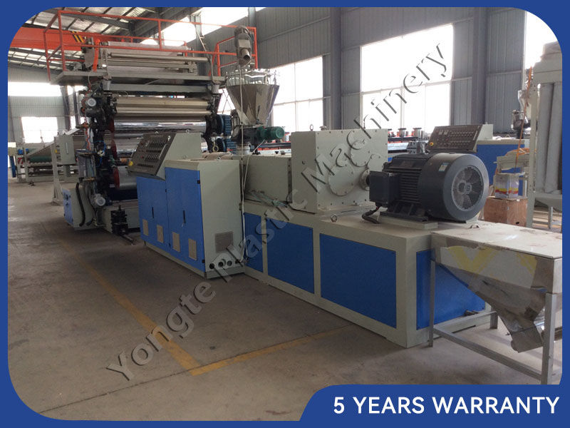 PVC marble sheet extrusion machine line