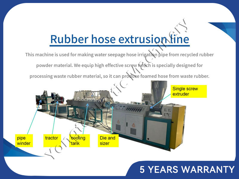 Rubber Seepage Hose Extrusion Machine