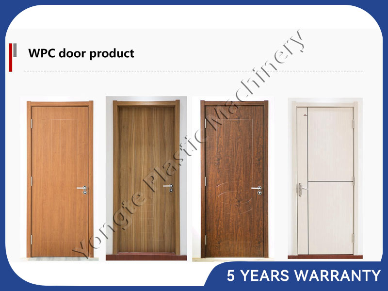 Wood Plastic WPC Door Production Machine Line