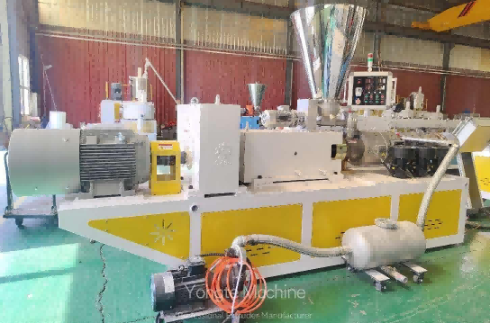 Conical twin-screw extruder with CE certificate
