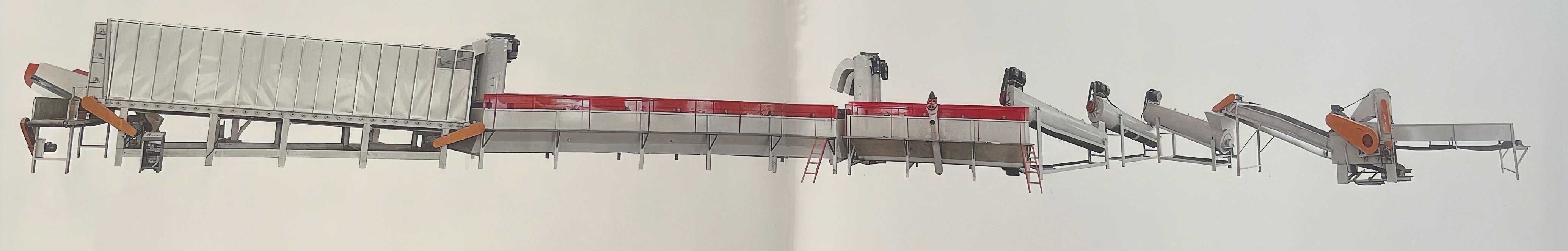 Plastic Crushing And Cleaning Production Line