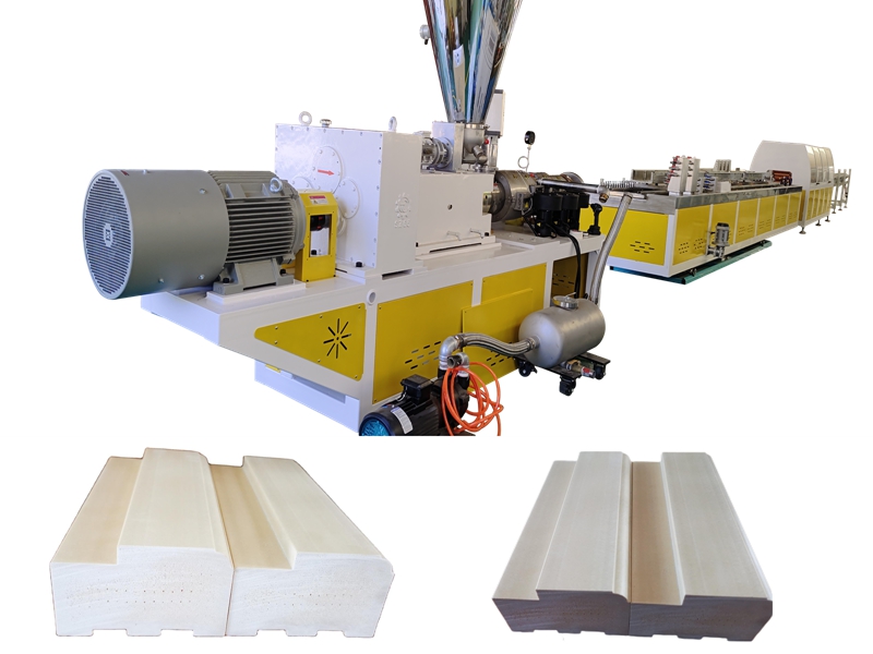 PVC WPC Foamed Solid Door Frame Profile Making Machine